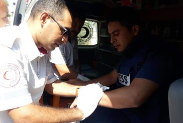 عدد من الاصابات جراء قمع قوات الاحتلال لمسيرة كفر قدوم بقلقيلية
