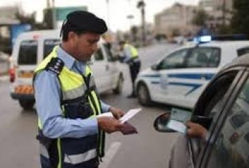 انتشار مكثف لشرطة المرور في مدينة الخليل