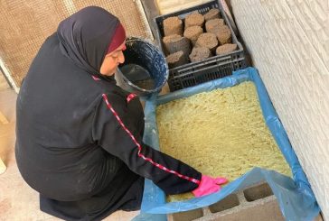 صناعة الصابون البلدي على الطريقة التقليدية الفلسطينية في جينصافوط قضاء قلقيلية