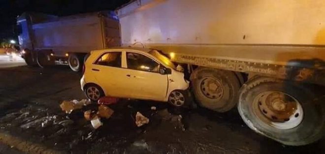 حادث سير على طريق الاغوار
