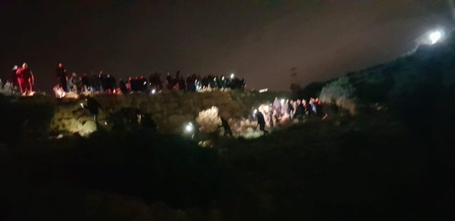 حادث سير مروع على طريق بيت عور التحتا
