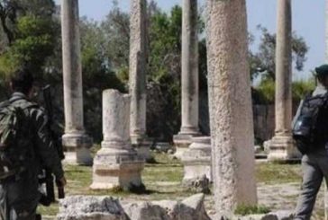 مستوطنون يقتحمون الموقع الاثري في سبسطية