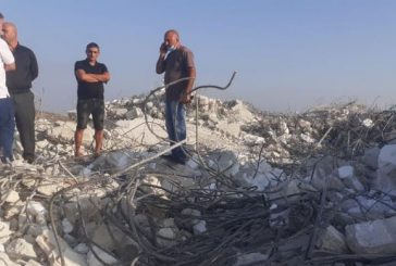 ‫الاحتلال يهدم قاعة أفراح في خربة جبارة جنوب طولكرم