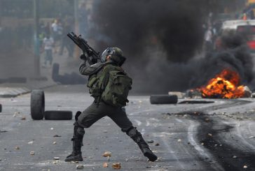 القدس-مواجهات مع الاحتلال في بلدة الرام