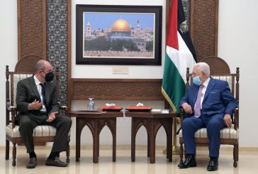 الرئيس محمود عباس يستقبل المبعوث الأميركي هادي عمر