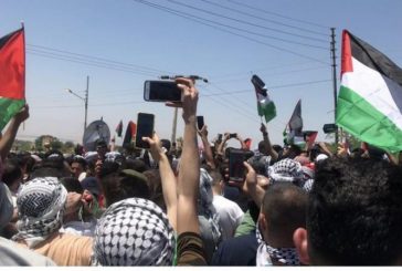 مسيرة حاشدة منددة بجرائم الاحتلال بحق شعبنا في نورث كارولينا الأميركية