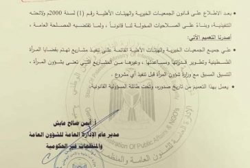  غزة - حماس تمعن في تقييد عمل المؤسسات الاهلية وتضيق عليها