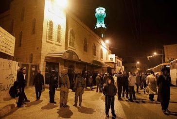 الخليل - إصابة 6 مواطنين خلال اقتحام جيش الاحتلال والمستوطنين مسجدا في حلحول