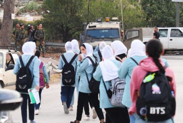 الاحتلال يعتدي على طلبة اللبن الشرقية ويمنعهم من الوصول إلى مدرستهم
