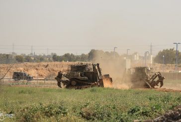 قطاع غزة : آليات الاحتلال تتوغل شرق مدينة غزة وسط أعمال تجريف