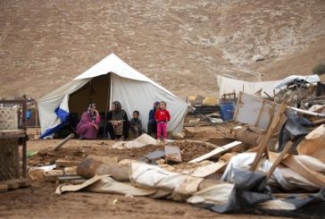 الاحتلال يخطر بإزالة خيمة في خربة ابزيق شمال طوباس