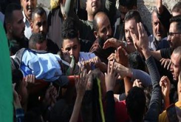 جماهير غفيرة تشيع جثمان الشهيد صدام بني عودة من طمون