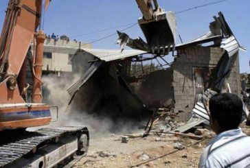 الخليل : الاحتلال يهدم منزلا في مسافر يطا