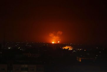 غزة-إصابة مواطن بقصف إسرائيلي على موقع شرق مدينة غزة
