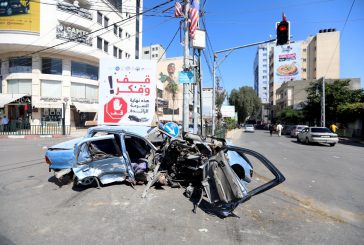 6 وفيات في 243 حادثًا مروريًا بغزة الشهر الماضي