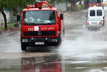 الدفاع المدني يهيب بالمواطنين الالتزام بتعليمات السلامة خلال المنخفض الجوي