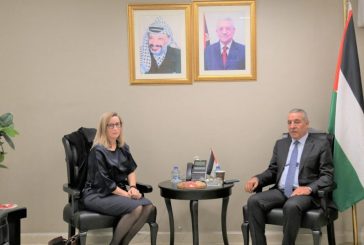الشيخ يلتقي ممثلة كندا لدى دولة فلسطين
