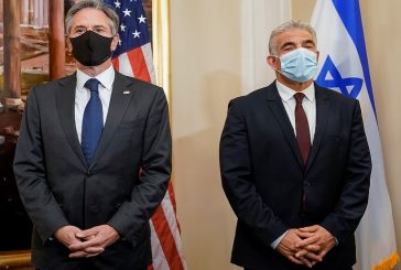 بلينكن يهاتف لابيد ويبحثان قضايا مشتركة ودولية