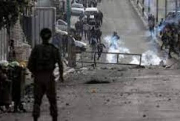 الخليل - إصابات بالاختناق في مواجهات مع الاحتلال بمخيم العروب