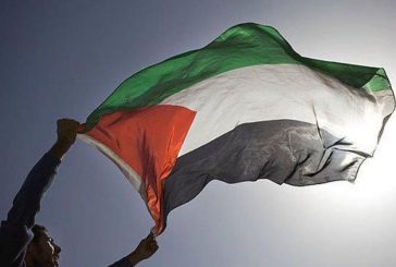 قلقيلية-مسيرة في قلقيلية لرفع العلم الفلسطيني تأكيدا على رمزيته