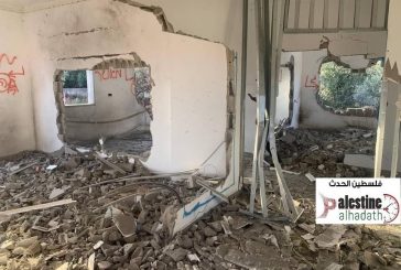 جنين - الاحتلال يفجر منزل المعتقل عمر جرادات في السيلة الحارثية ويصيب ثلاثة شبان بالرصاص ويعتقل آخر