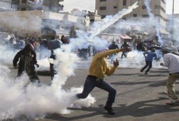 إصابات بالاختناق في مواجهات مع الاحتلال جنوب جنين