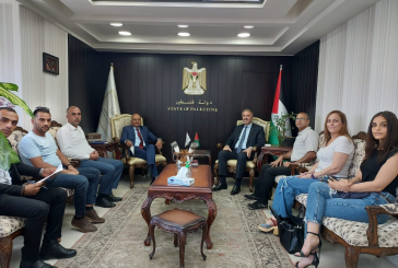 عساف يستقبل مدير وممثل البنك الدولي في فلسطين