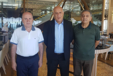 الرجوب يبحث مع رئيس الاتحاد اللبناني لكرة القدم تعزيز التعاون