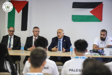 الفريق الرجوب يزور بعثة فلسطين المشاركة بدورة ألعاب التضامن الإسلامي في قونيا