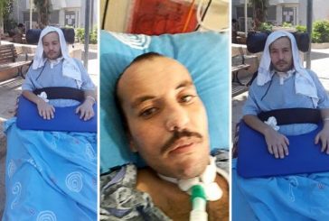 الخليل - بتر قدم الشاب هارون أبو عرام بعد عامين من إصابته برصاص الاحتلال