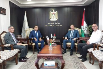 الوزير عساف يستقبل السفير المغربي لدى فلسطين