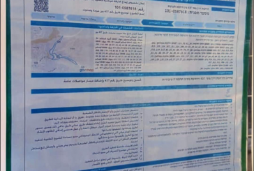 التحذير من استيلاء الاحتلال على مئات الدونمات بحجة توسعة شارع حزما