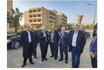 دمشق: الأحمد وأبو زهري يتفقدان معهد فلسطين التقني والمهني التابع لأسر الشهداء