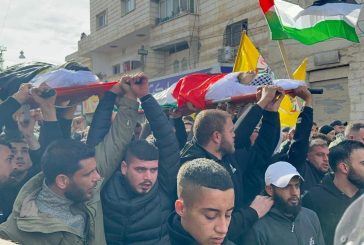 جنين-جماهير غفيرة تشيع جثماني الشهيدين كميل ونزال في قباطية