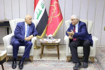 الرجوب يطلع سكرتير اللجنة المركزية للحزب الشيوعي العراقي على مستجدات الساحة الفلسطينية