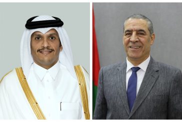 الشيخ ووزير الخارجية القطري يبحثان استمرار التنسيق المشترك على المستويات كافة