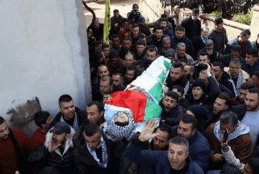 جنين- جماهير غفيرة تشيّع جثمان الشهيد عبد الله قلالوة في الجديدة جنوب جنين