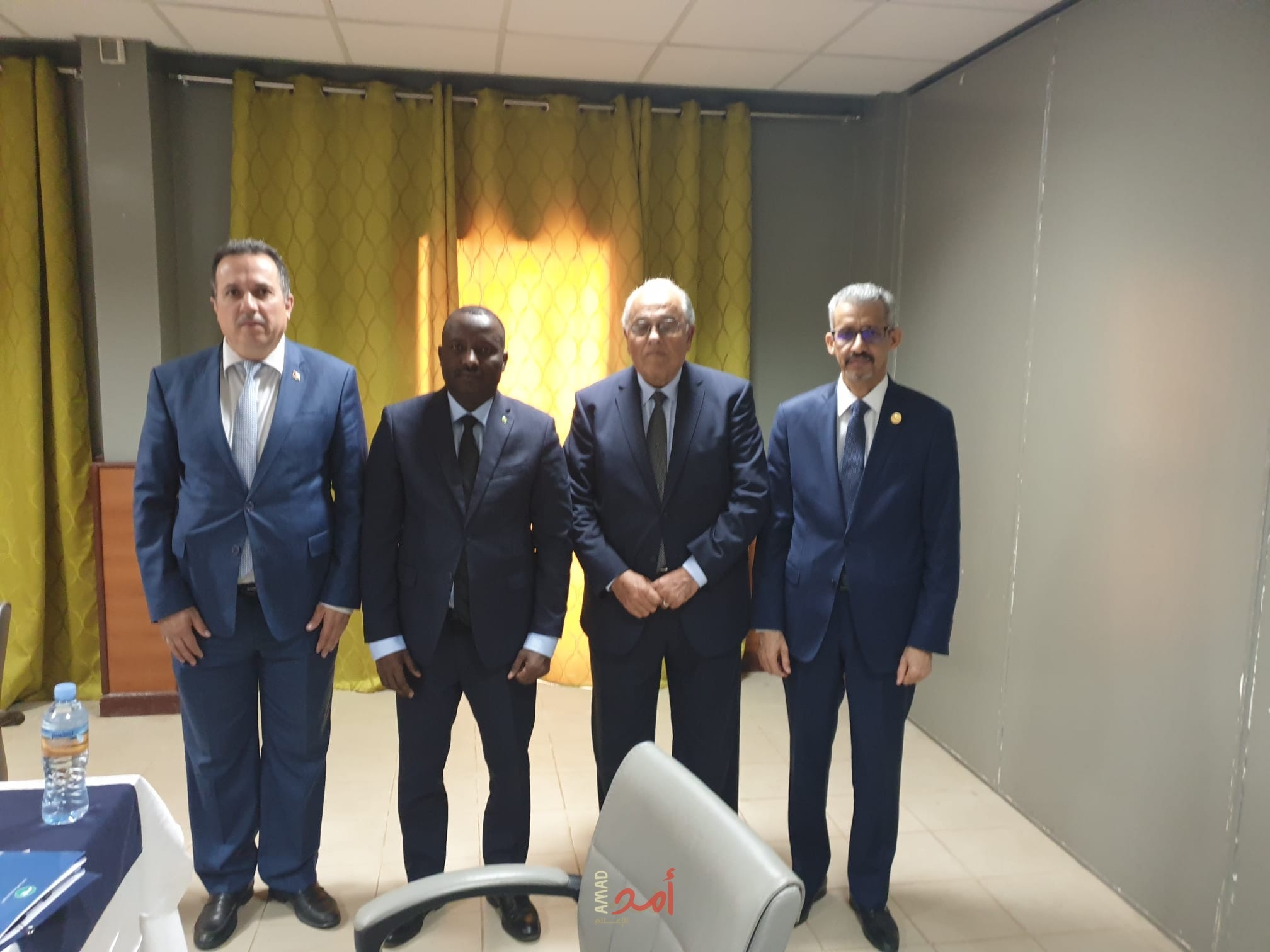 أبو زهري يطلع مدير عام “الألكسو” ووزير الثقافة الموريتاني على الأوضاع التربوية والثقافية