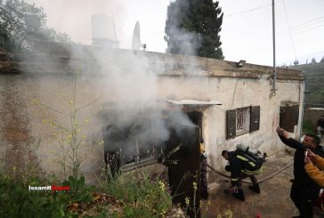 رام الله : مستوطنون يحرقون منزلا مأهولا في سنجل