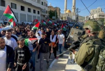 نابلس : جماهير شعبنا تشيع جثمان الشهيدة عودة في بلدة حوارة جنوب نابلس