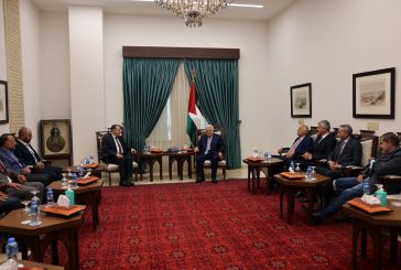 الرئيس يستقبل رؤساء الأندية الأردنية المشاركة في بطولة القدس والكرامة