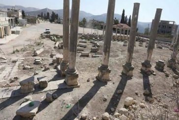 نابلس-قوات الاحتلال تقتحم المنطقة الأثرية في سبسطية