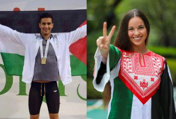 السباحان فاليري ترزي ويزن البواب يحظيان بشرف رفع علم فلسطين في افتتاح الأسياد اليوم