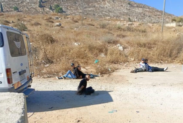 نابلس : الاحتلال يعتقل 5 شبان على حاجز بيت فوريك شرق نابلس