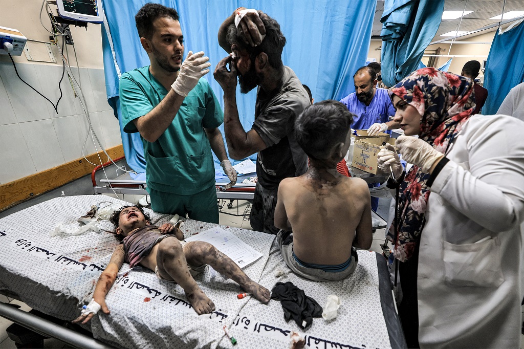 غزة- “أطباء بلا حدود”: عمليات جراحية تجرى في غزة بدون تخدير عام
