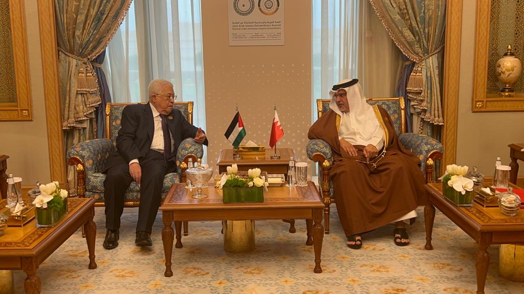 الرئيس يجتمع مع ولي العهد البحريني