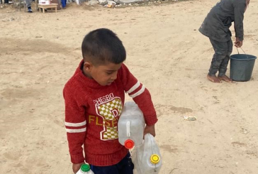 أشغال شاقة لأطفال النزوح جنوب غزة