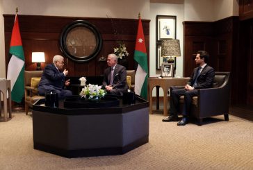 الرئيس يجتمع مع العاهل الأردني