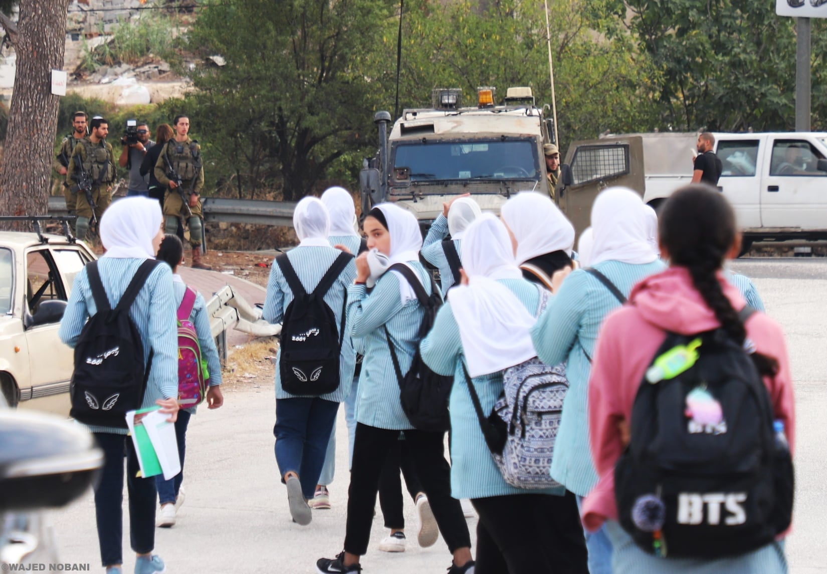 طوباس : الاحتلال يعتدى على طلبة تياسير