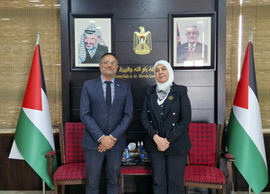 رام الله: غنام تبحث مع ممثل كندا آخر مستجدات الأوضاع في فلسطين